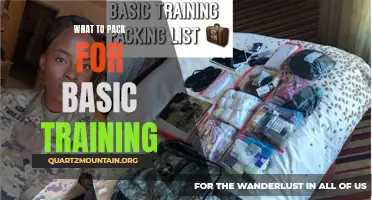 The Essential Items to Pack for Basic Training
