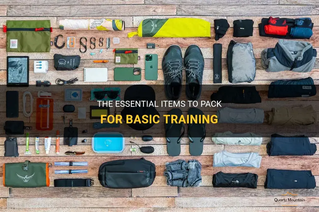 what to pack for basic training