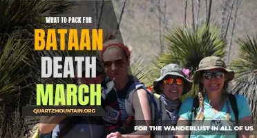 Essential Items to Pack for the Bataan Death March: A Comprehensive Guide