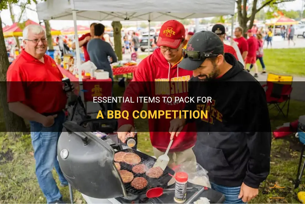 what to pack for bbq competition