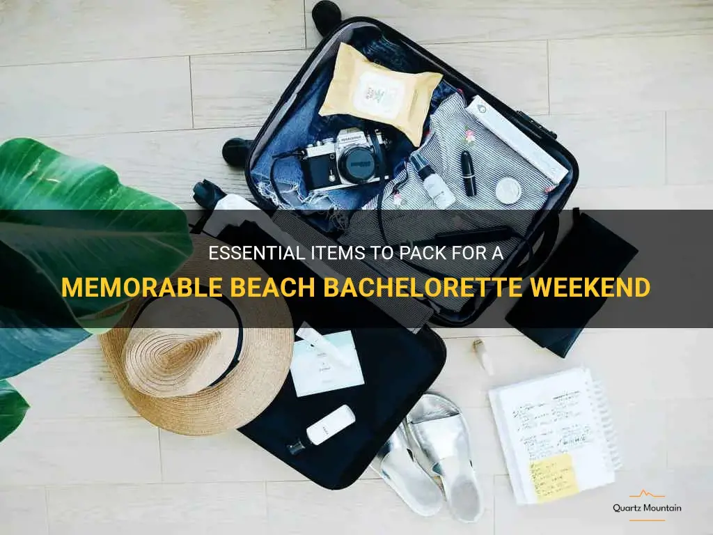 what to pack for beach bachelorette weekend