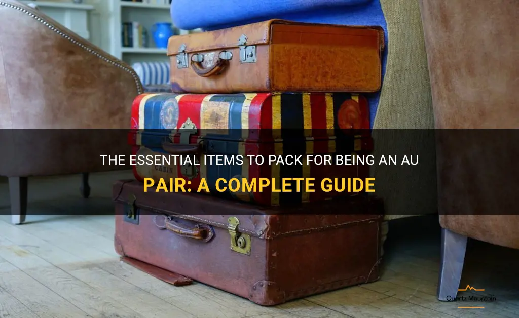 what to pack for being an au pair