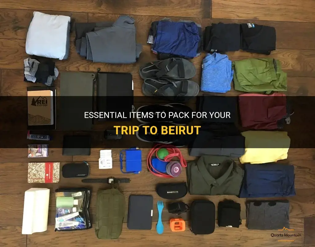 what to pack for beirut