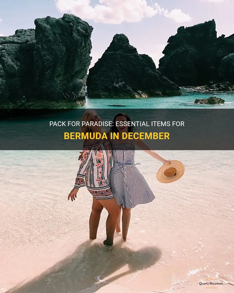 what to pack for bermuda in december