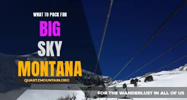 The Ultimate Packing Guide for Big Sky, Montana: Everything You Need to Bring