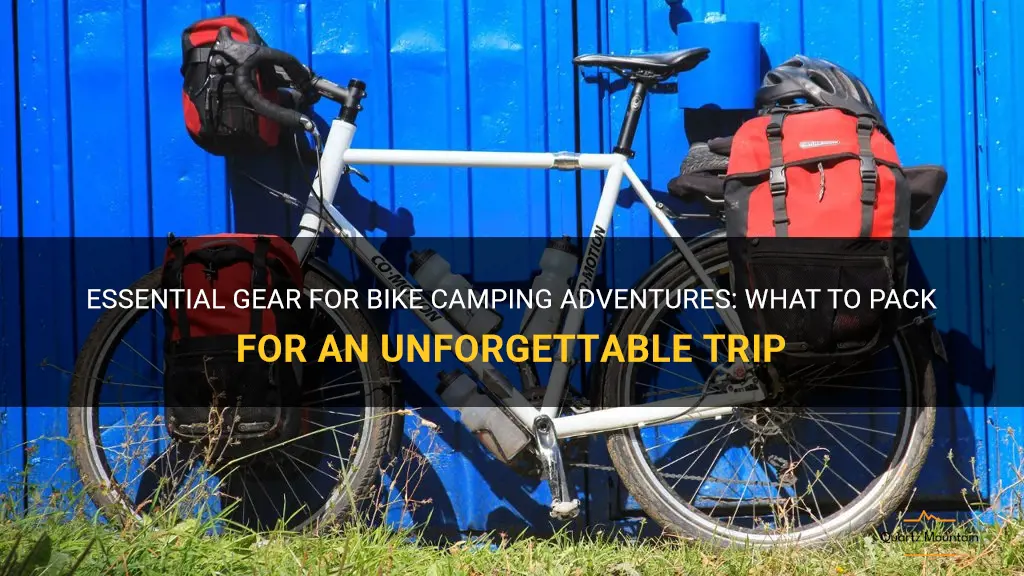 what to pack for bike camping