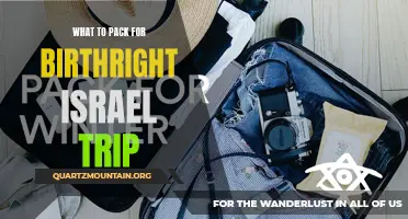 Essential Items to Pack for Your Birthright Israel Trip
