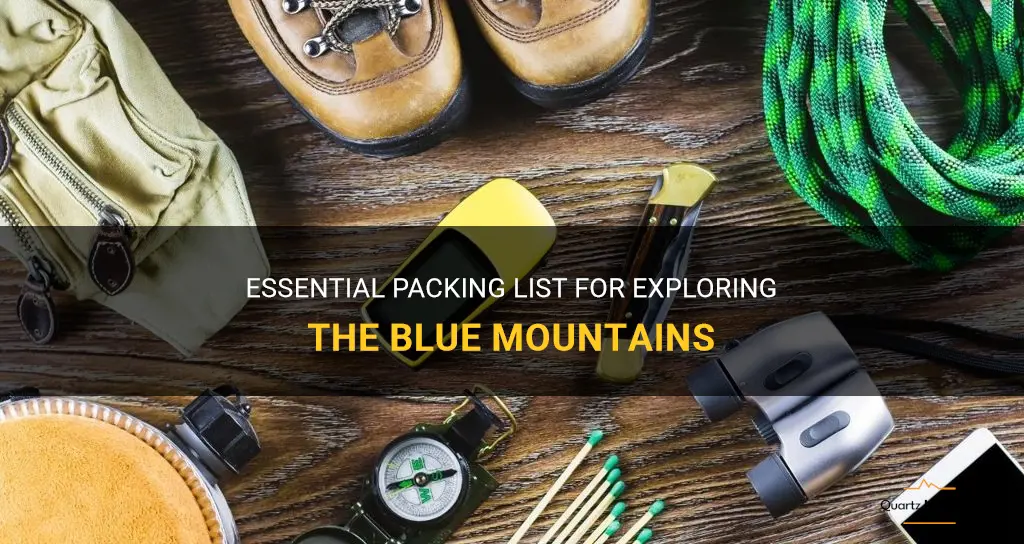 what to pack for blue mountains