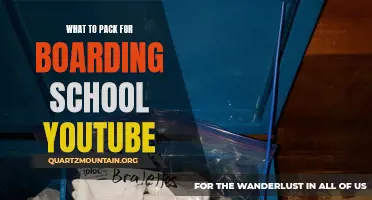What You Should Pack for Boarding School: Tips from YouTube Influencers