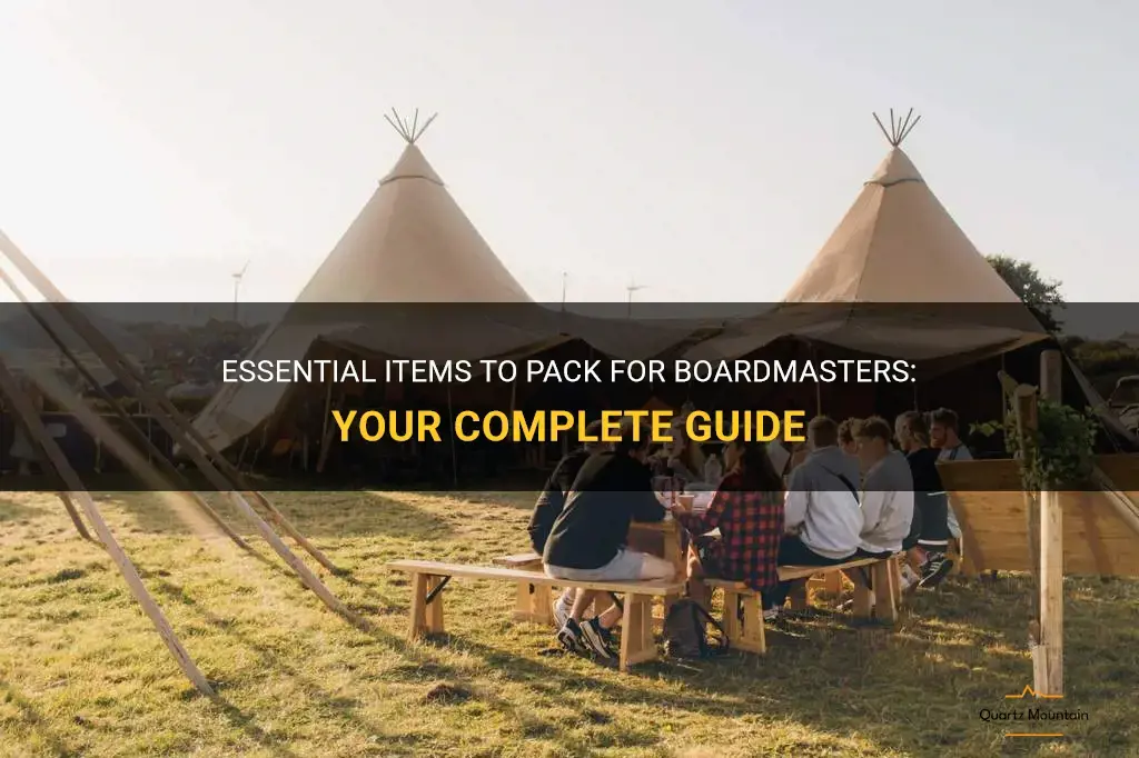 what to pack for boardmasters