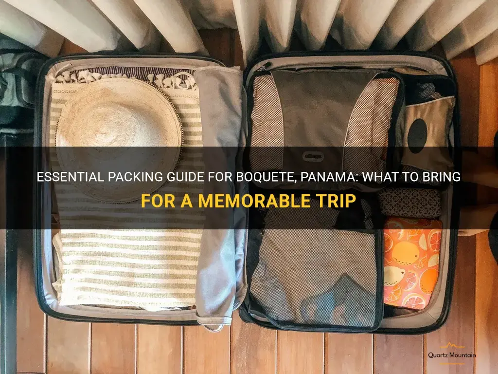 what to pack for boquete panama