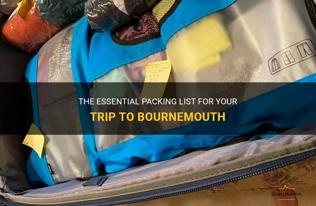 what to pack for bournemouth