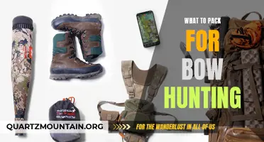 Essential Gear to Pack for a Successful Bow Hunting Trip