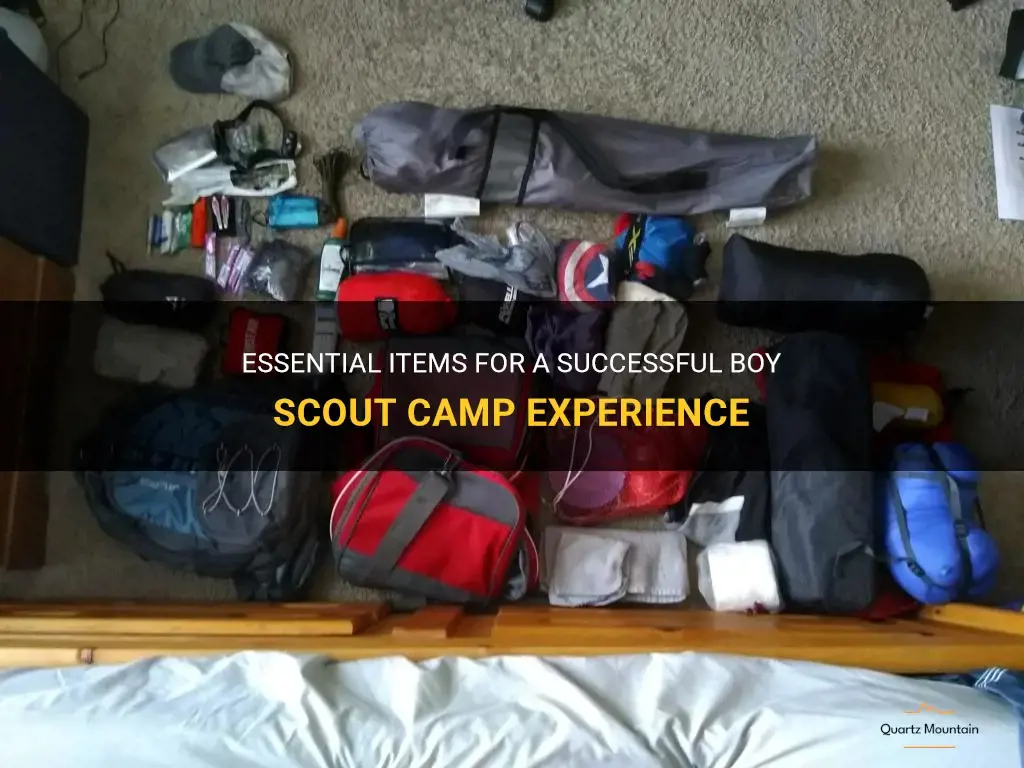 what to pack for boy scout camp