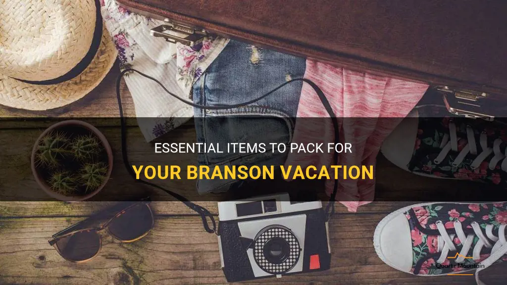 what to pack for branson