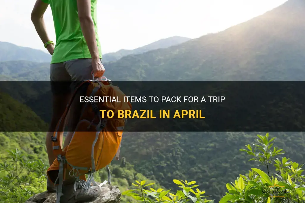 what to pack for brazil in april