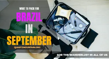 Essential Items to Pack for a September Trip to Brazil