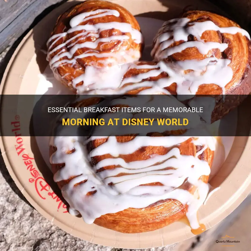 what to pack for breakfast at disney world