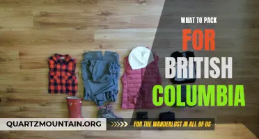 Essential Items to Pack for Exploring British Columbia