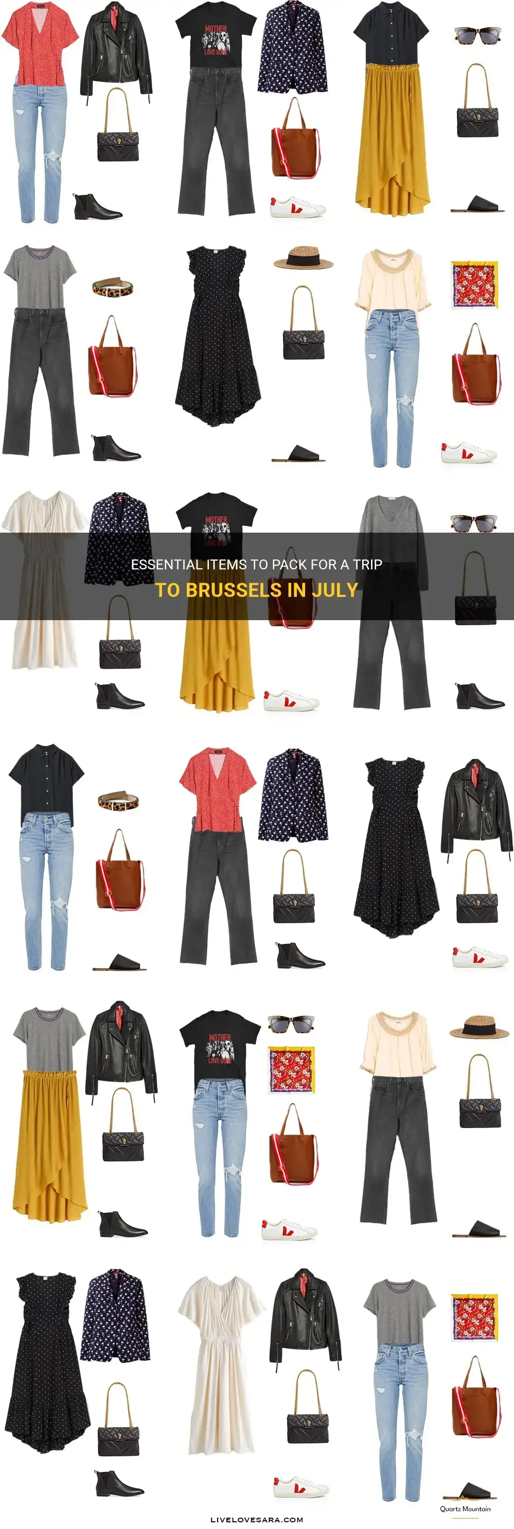 what to pack for brussels in july