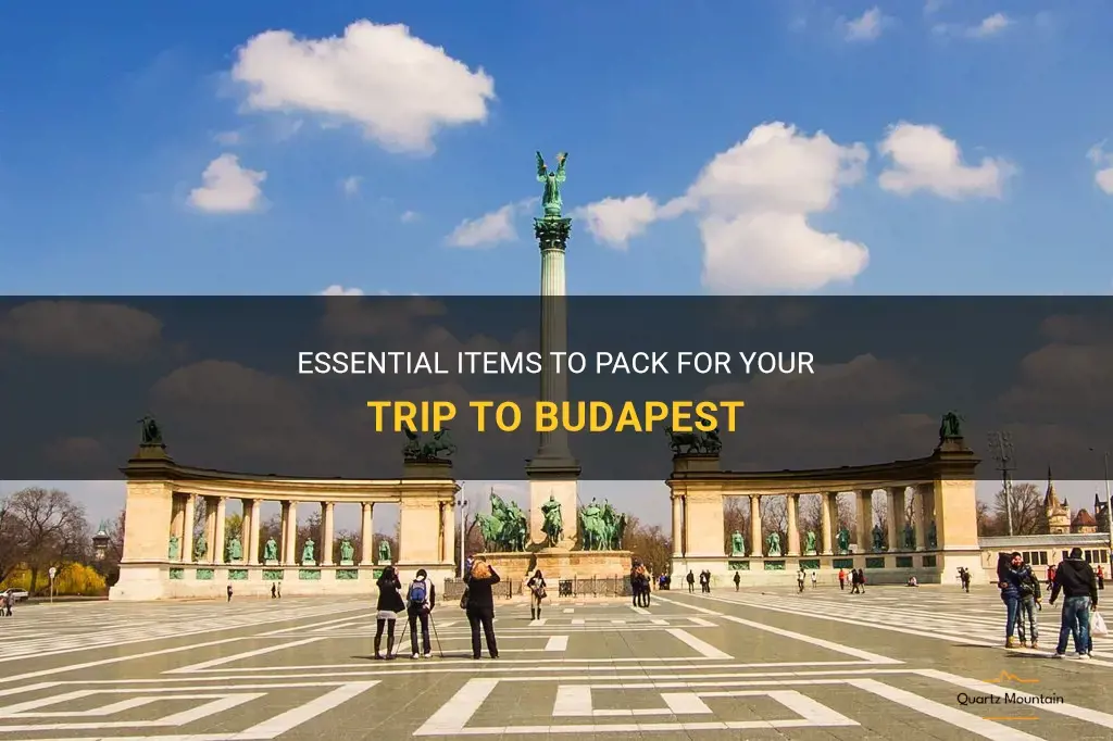 what to pack for budapest