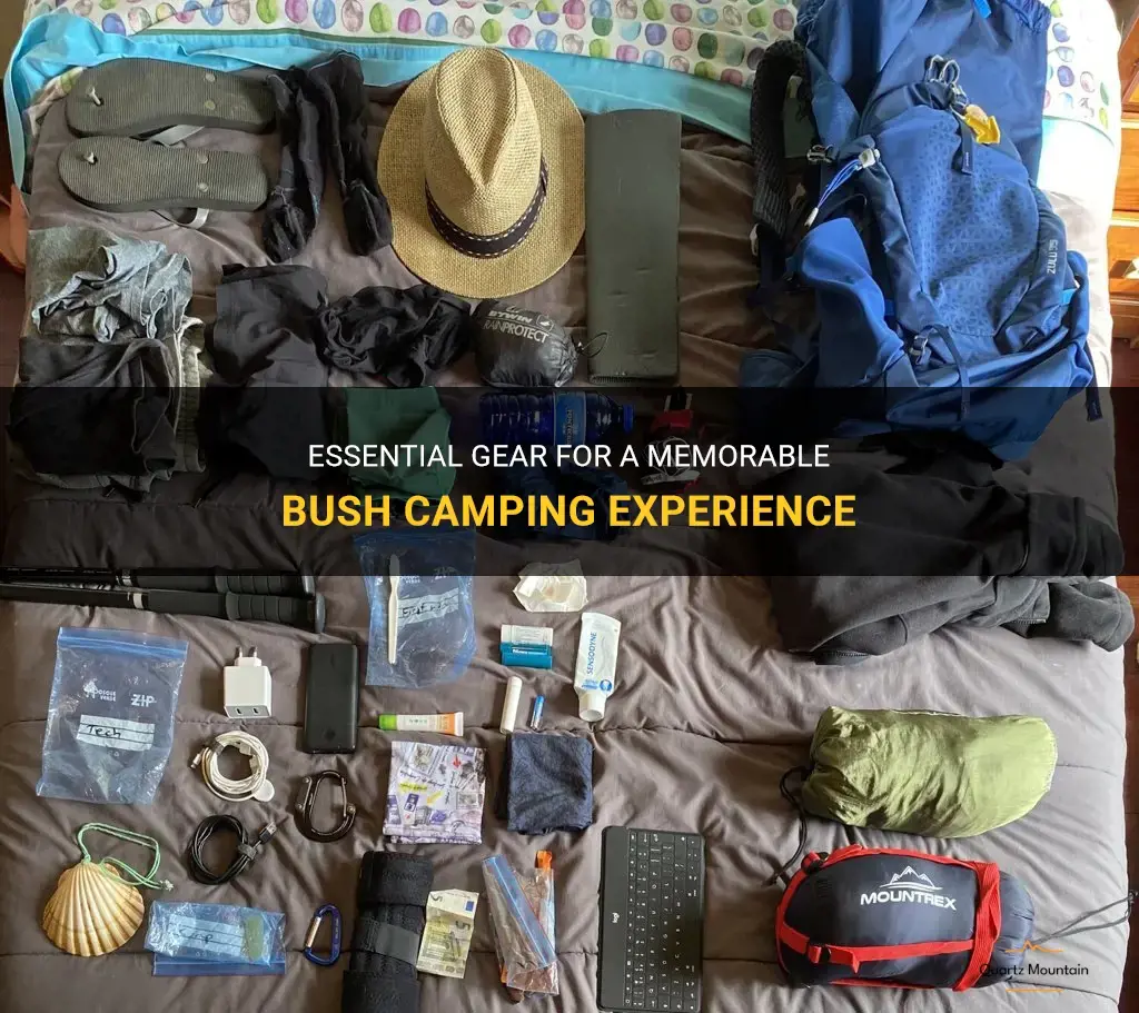 what to pack for bush camping
