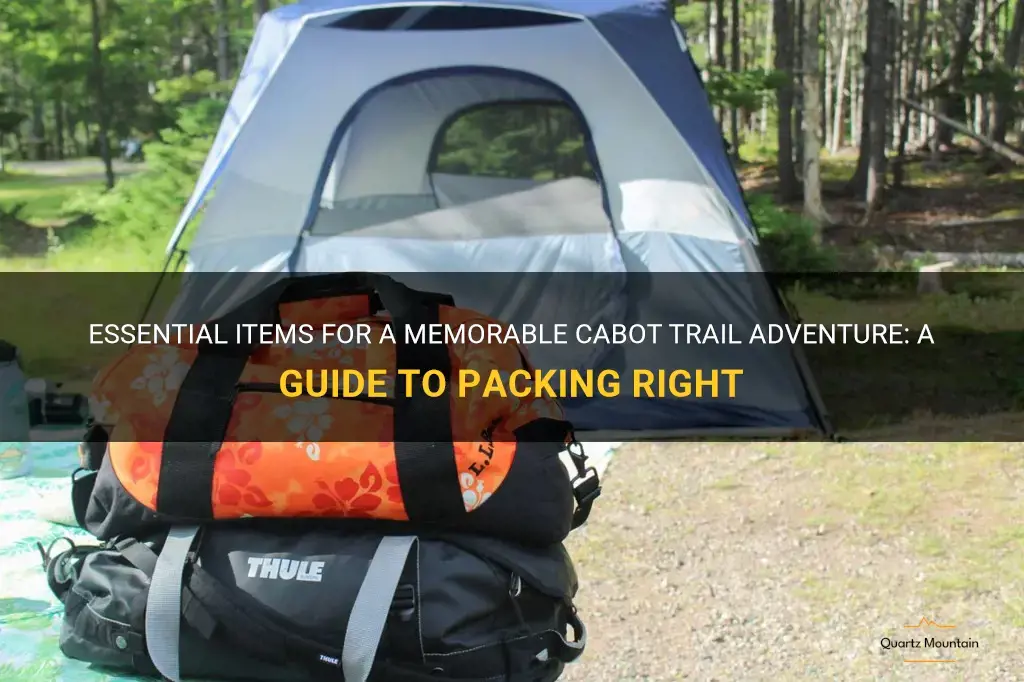 what to pack for cabot trail