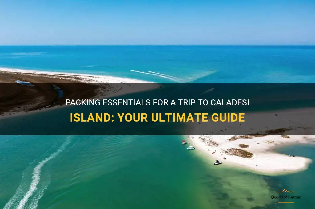 what to pack for caladesi island