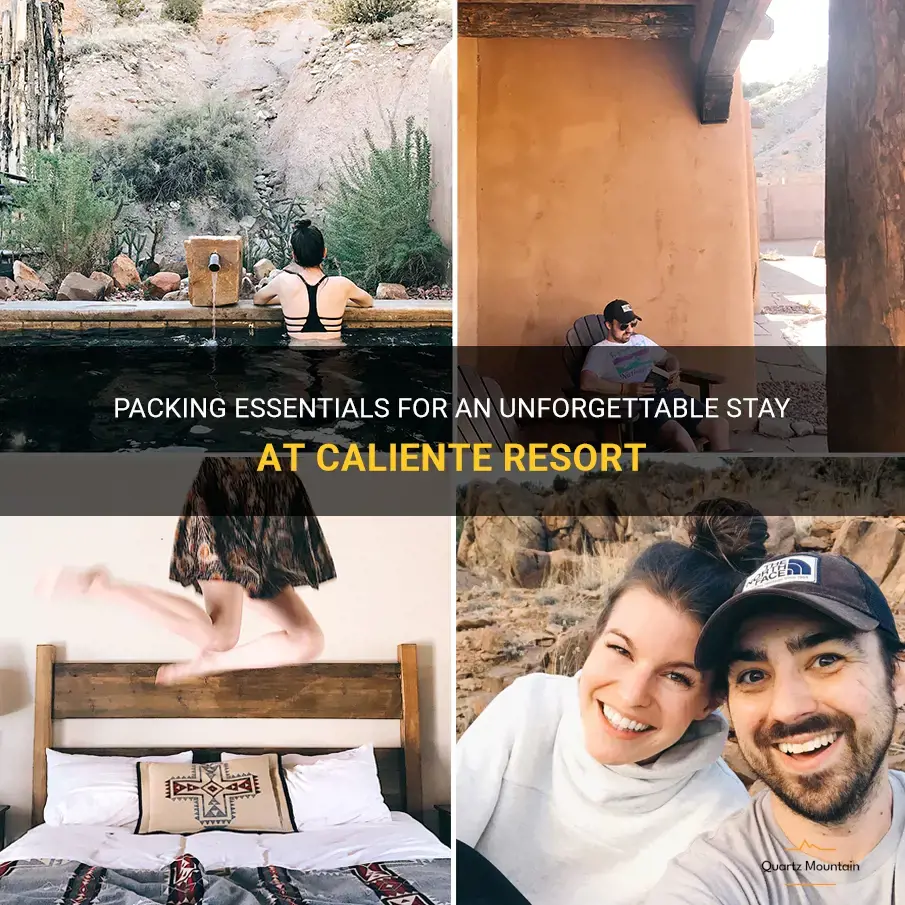 what to pack for caliente resort