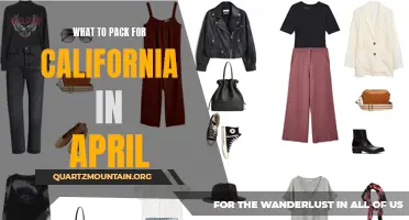 Ultimate Guide: Essential Items to Pack for a Trip to California in April