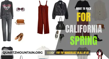 Essential Items to Pack for a Memorable California Spring Vacation