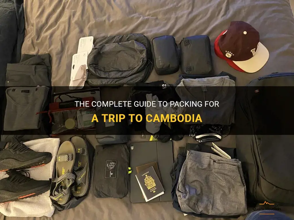 what to pack for cambodia