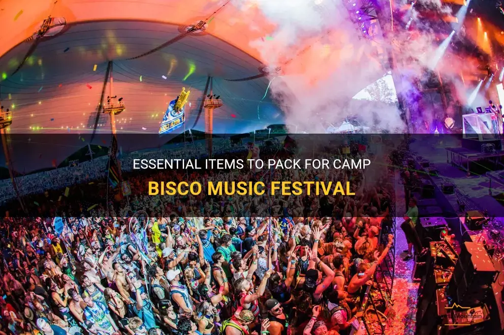what to pack for camp bisco