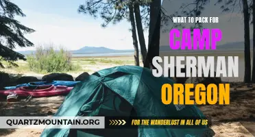 Essential Items to Pack for a Memorable Camp Experience in Sherman, Oregon