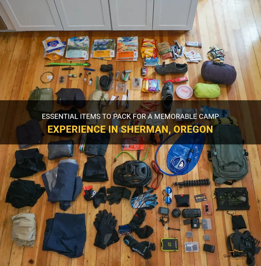 what to pack for camp sherman oregon