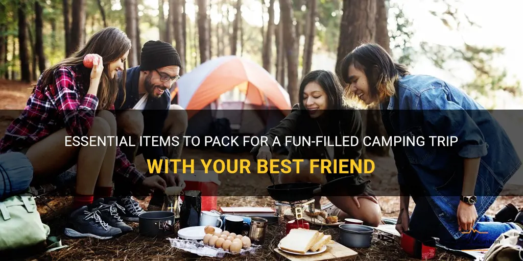 what to pack for camp when your bff is coming
