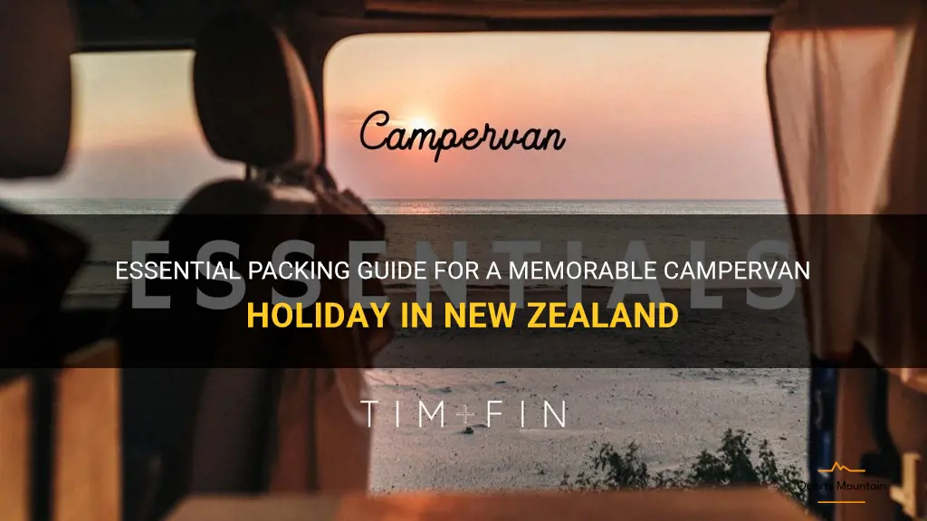 what to pack for campervan holiday in new zealand