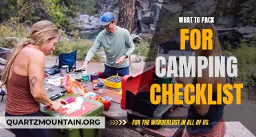 Essential Items to Include in Your Camping Checklist