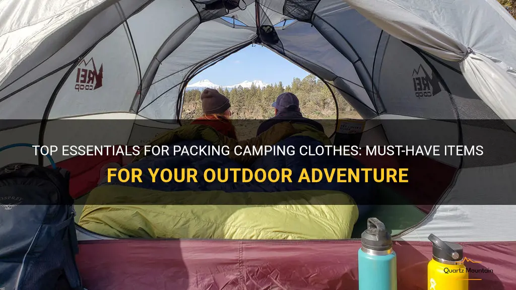 what to pack for camping clothes