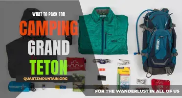 Essential Items for a Memorable Camping Trip in Grand Teton National Park