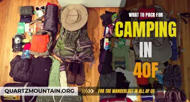 Essential Gear for Camping in 40°F: What to Pack