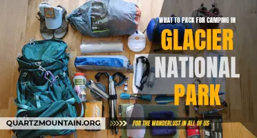 Essential Items to Pack for Camping in Glacier National Park