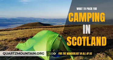Essential Items to Pack for an Unforgettable Camping Trip in Scotland