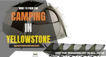 Essential Items to Pack for Camping in Yellowstone National Park