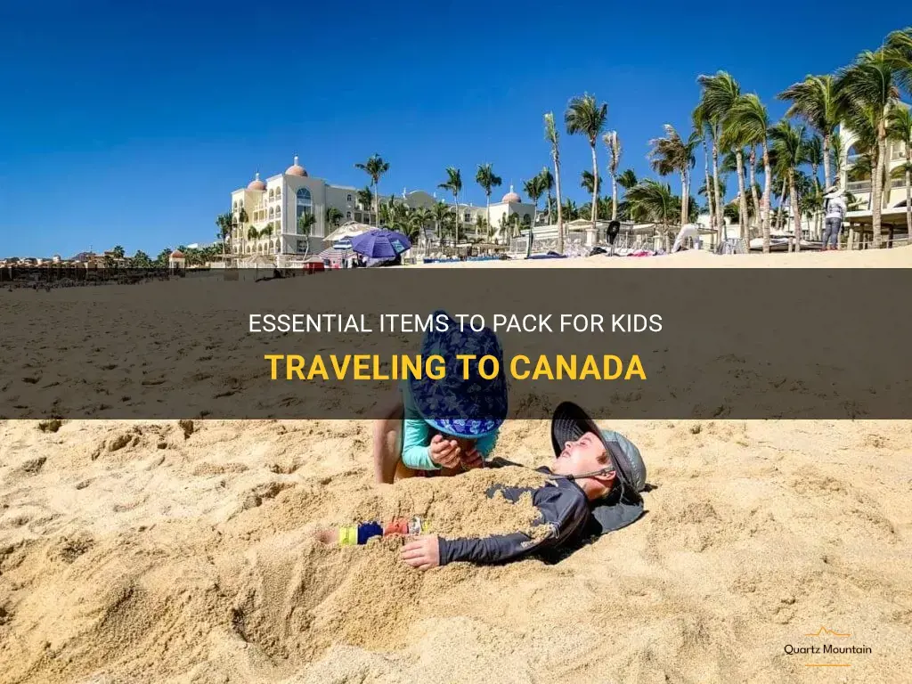 what to pack for canada for kids