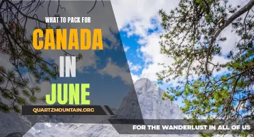 What to Pack for a June Trip to Canada: Essentials for Your Adventure