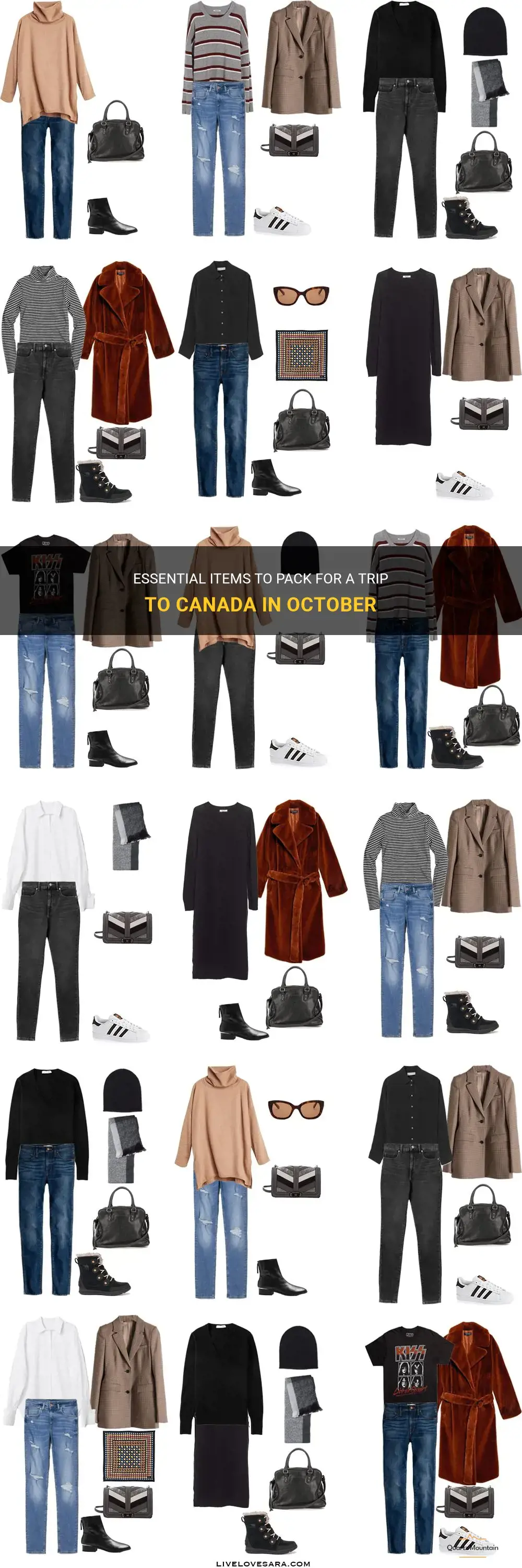 what to pack for canada in October