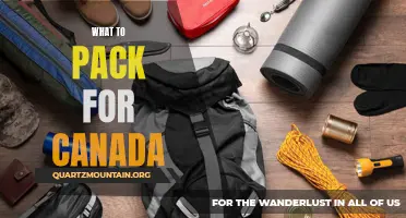 Essential Items to Pack for Your Trip to Canada