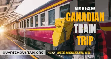 Essential Items to Pack for a Memorable Canadian Train Trip