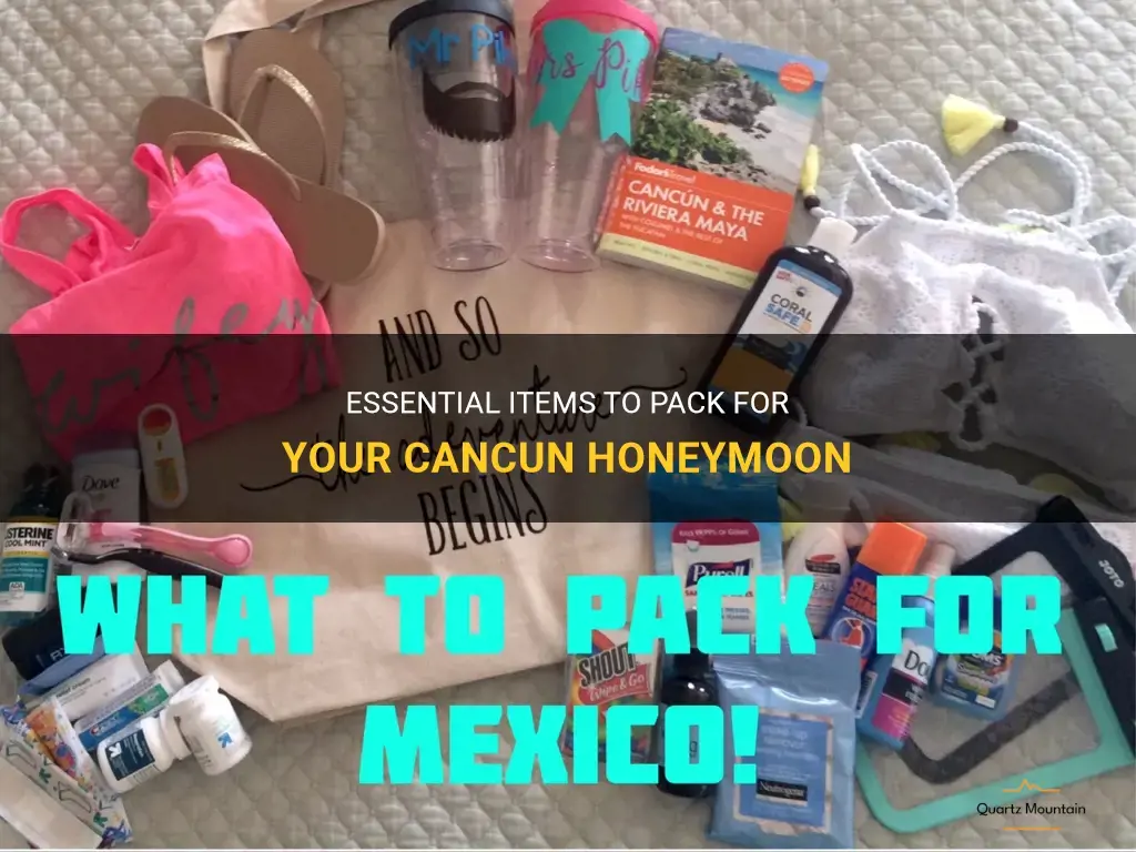 what to pack for cancun honeymoon